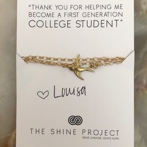The Shine Project Sparrow Charm Necklace 🕊